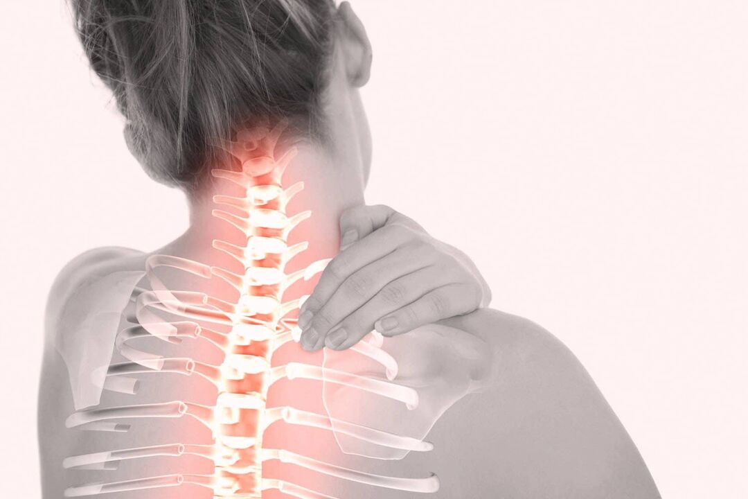 kaklo stuburo skausmas dėl osteochondrozės